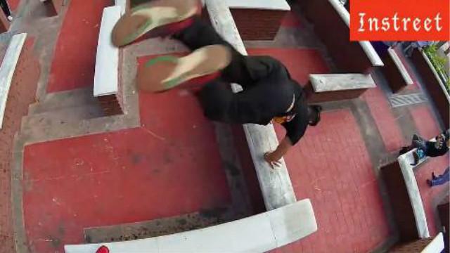 吓到大小便失禁 五大洲跑酷高手齐聚新加坡 开挂狂飙飞楼演绝技