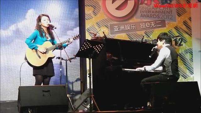 林俊杰蔡健雅 简简单单 & 抛物线 & 学不会 新加坡e乐大赏 现场版 12