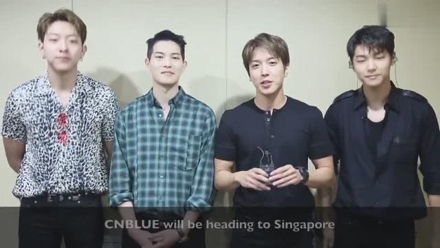 CNBLUE给BETWEEN US演唱会，新加坡场留言