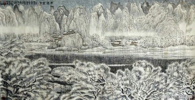 著名国画家许文邠作品《桂林螺蛳岩》欣赏
