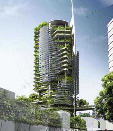 新加坡真实存在的空中庭院房——EDITT大厦