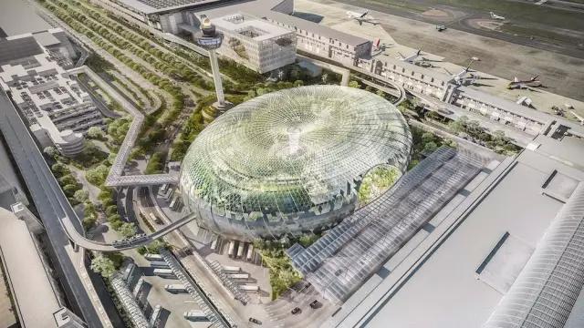 新加坡机场要建一个世界上最高的室内瀑布！2019年落成