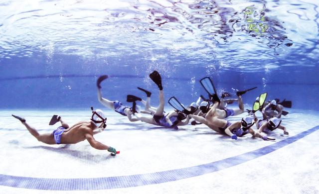 神奇的水下“魁地奇”水下曲棍球，水曲北京欢迎你的加入
