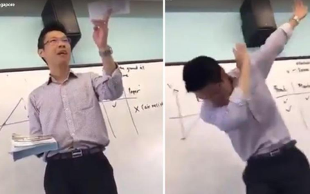 新加坡老师流行舞教物理，现在坡上火的不得了
