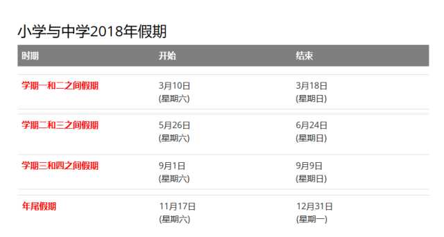 2018年新加坡超强请假攻略