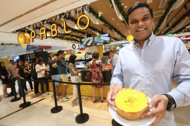 日本Pablo在新加坡多受欢迎，日售二千芝士挞
