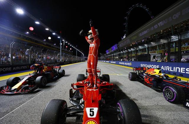 F1新加坡站发车顺位 维特尔杆位发车