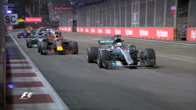 F1新加坡站：法拉利全军覆没 汉密尔顿收获冠军