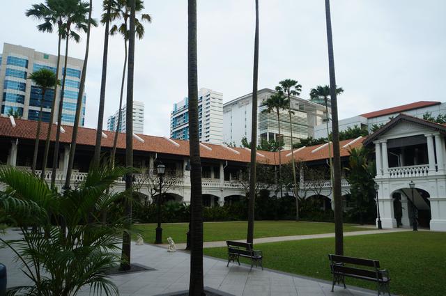 我的游记图集 参观新加坡莱佛士酒店 新加坡很有名气的老牌宾馆
