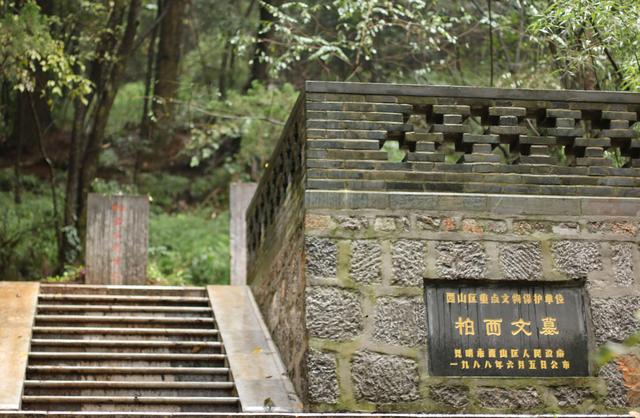 雨中秀丽的昆明西山森林公园