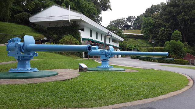 我的旅行画册 参观游玩新加坡西乐索炮台 保存得比较完整的炮台