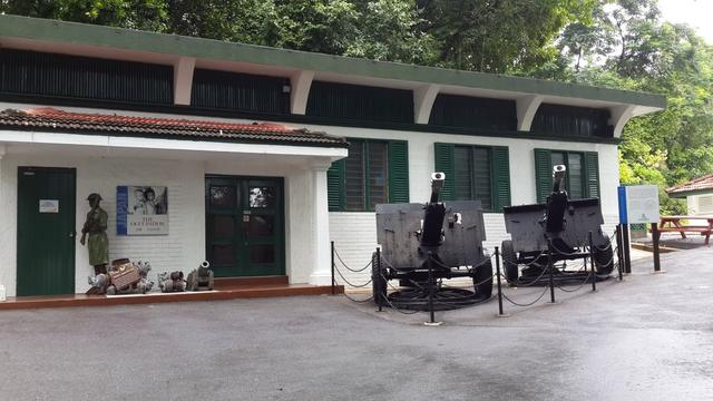 我的旅行画册 参观游玩新加坡西乐索炮台 保存得比较完整的炮台