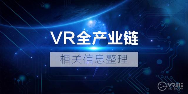 2017年VR全产业链相关信息整理来自VR界网