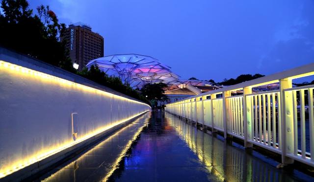 城市风光图集欣赏：新加坡城市夜景