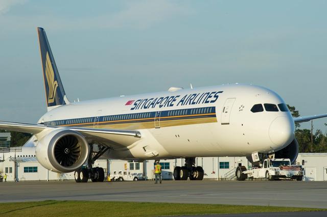 波音公开为新加坡航空制造首架787-10客机照 线条优美非常漂亮