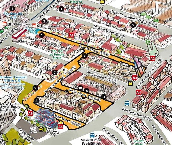 牛车水（唐人街）——新加坡旅游局的精致纪念品