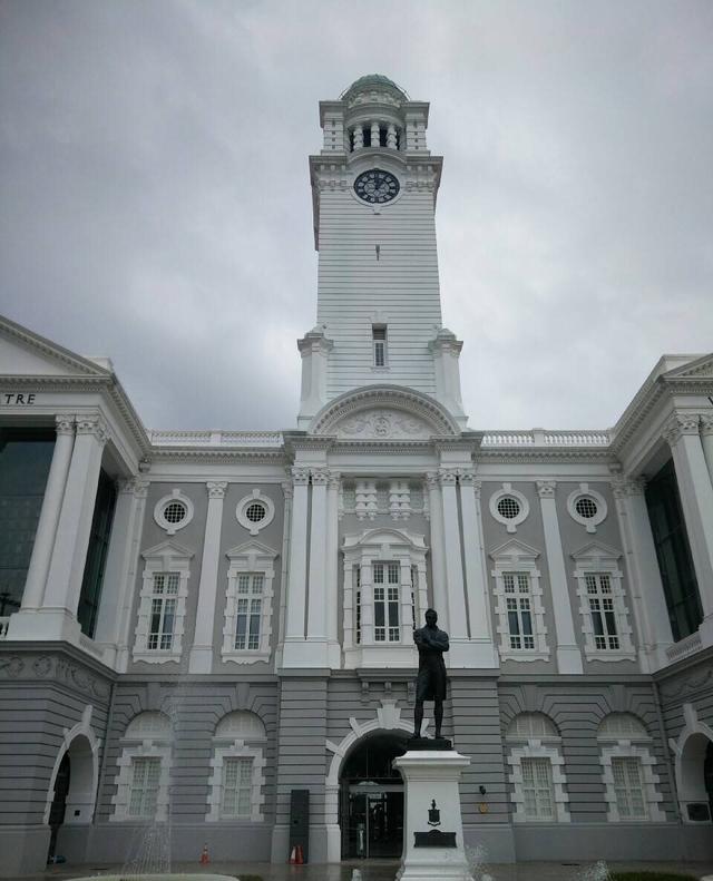 亚洲旅途攻略 参观新加坡莱佛士爵士登岸遗址 纪念新加坡首位总督