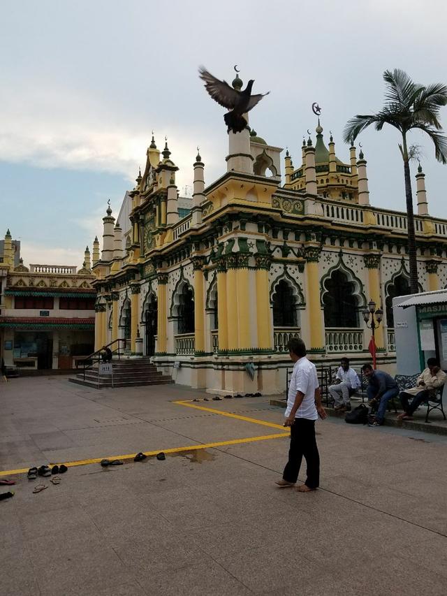 我的精品旅行 游览新加坡阿都卡夫清真寺 融合了南印度与欧洲风格