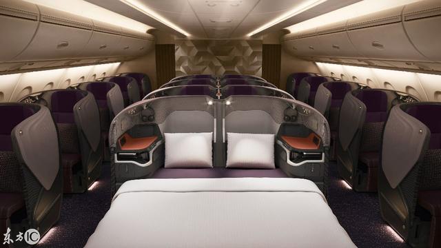 新加坡航空推出“空中旅馆”，双人大床房，5000美元一小时也不贵