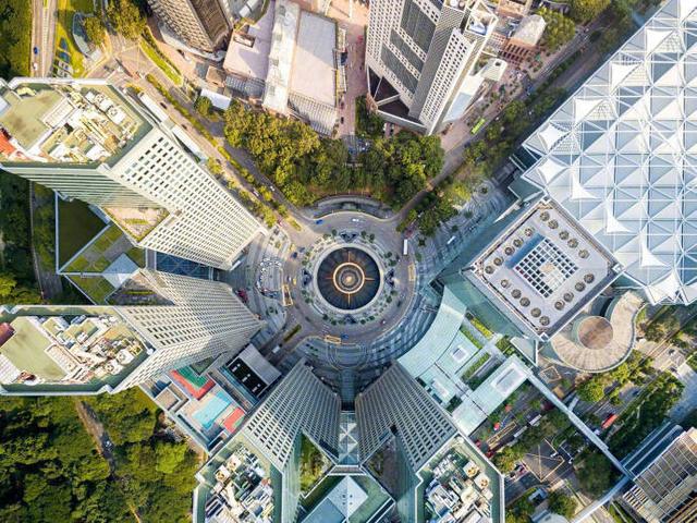新加坡的城市建筑——几何之美