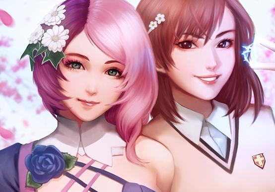 插画：新加坡画家raikoart美少女绘画cg插画作品