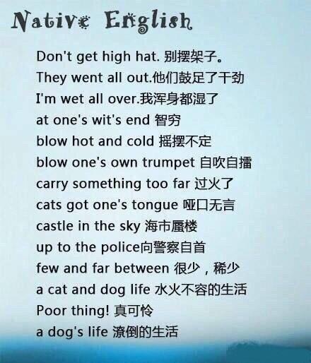 超native的英语口语，脱口而出的短句，背会它让你闪闪发亮