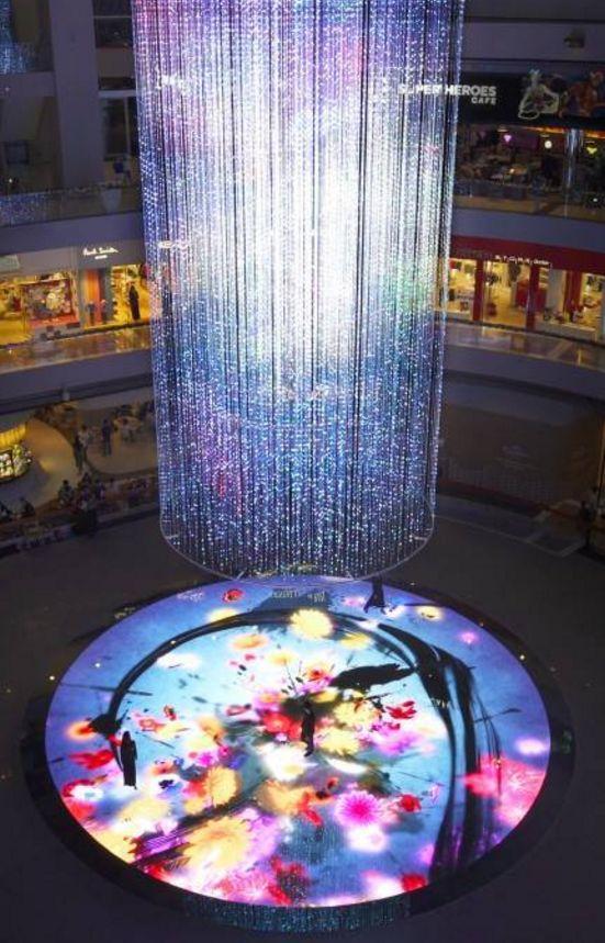 Teamlab新加坡迎新之作，上演全球最美商场，科技带来生命之颤！