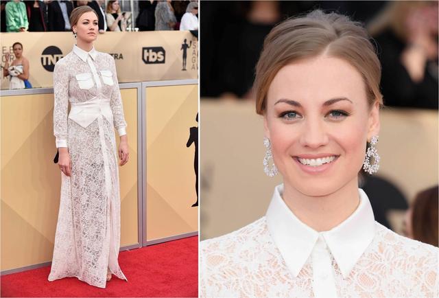 Yvonne Strahovski佩戴NIRAV MODI妮华莫迪珠宝，出席活动现场