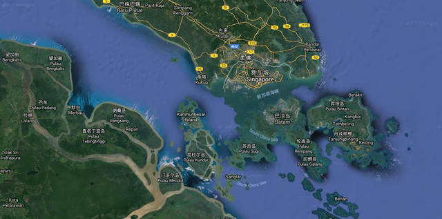 卫星图看新加坡樟宜美国海军基地，扼守马六甲坏极了