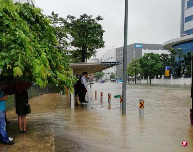 新加坡遭暴雨袭击！“狮城”一夜变“水城”