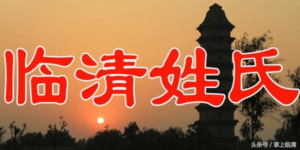 「临清姓氏」临清有多少人姓周？都分布在哪个村？权威数据来了！