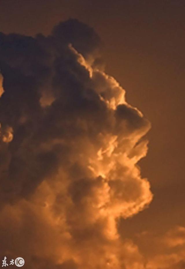 世界各地用手机拍下不同的天空，轮廓像极了美国林肯总统的侧脸