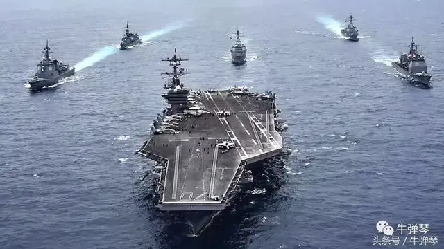 美国人也很紧张，航母战斗群闯入了我南沙海域，危机四伏