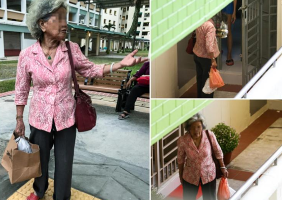 伟大的新加坡妈妈：70多岁老人天天坐车一小时为女送饭喊门3小时