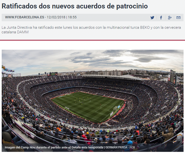 巴萨与Beko完成续约 “10亿欧”计划再添重磅砝码