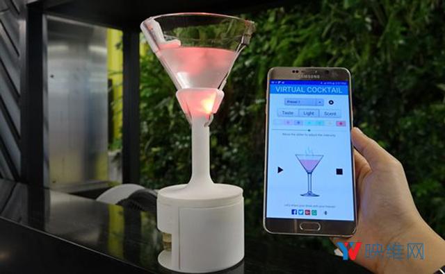 新加坡研究员发明虚拟鸡尾酒，混淆用户视觉、嗅觉和味觉