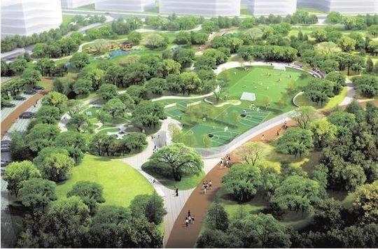 抬头见景  城南新川之心中央公园打造4000平米空中飞廊