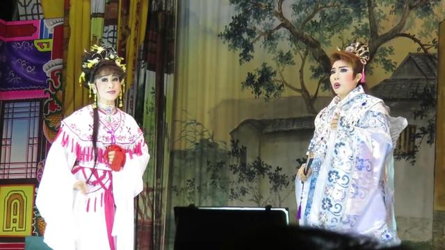 李静芳陈昭锦参与新加坡筱麒麟闽剧团演出《进宫怨》片段