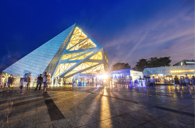 在深圳欢乐海岸的南山流行音乐节，享受了一场音乐狂欢