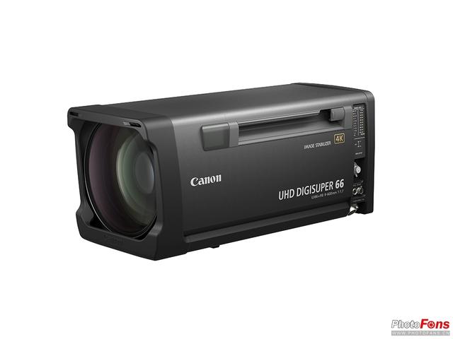 佳能发布4K广播级中焦距箱式变焦镜头新品UHD-DIGISUPER 66