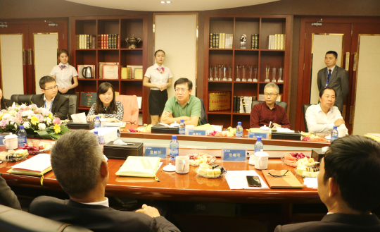 美的地产总裁考察蓝天豚：绿色建筑新材料将成高端房产新亮点