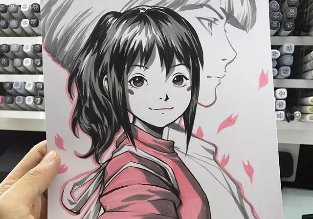 他凭一幅漫画，吸粉400万，超牛的漫画线稿，不漫画界的楷模