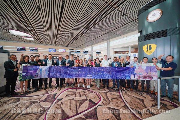 澜湄航空开通金边=新加坡航线