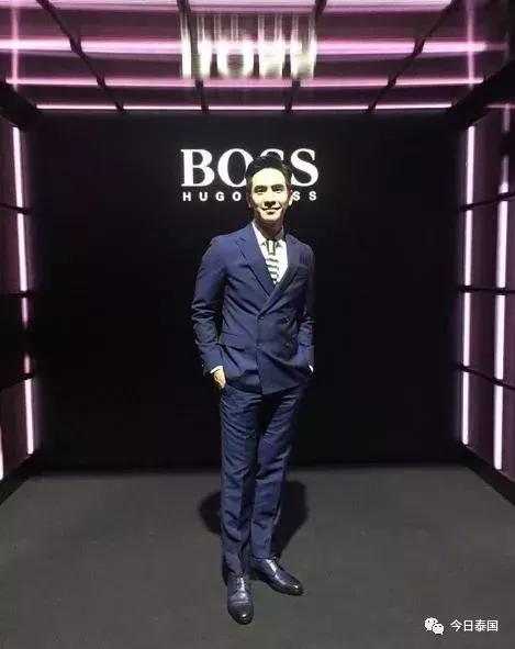 泰国第一人，泡泡哥受邀参加Hugo Boss品牌时装秀