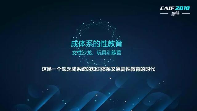 CAIF2018 吴小飘：女性市场中的顺势而为，情趣市场中的逆流而上