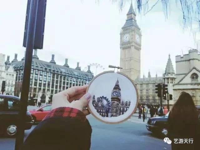 人物丨新加坡刺绣美女：带着针线去旅行~