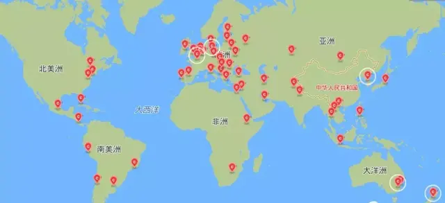 北京外国人地图：不同国家的人常在哪些地方出没？