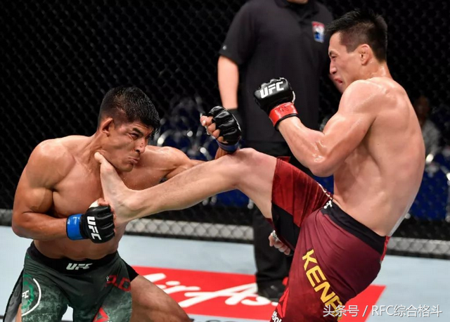 UFC格斗之夜新加坡站：李景亮领衔中国四将大获全胜 牛仔浴血奋战