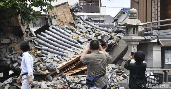 日本6.1级强震致至少3死61伤地震现场图曝光