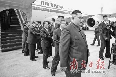 金正恩特朗普抵达新加坡